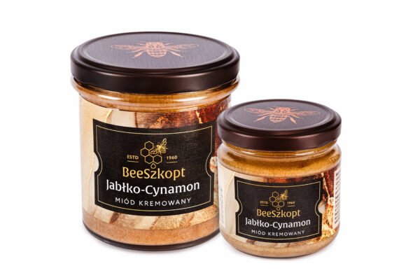 Miód kremowany jabłko cynamon packshot