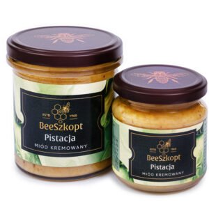 Miód kremowany pistacja packshot