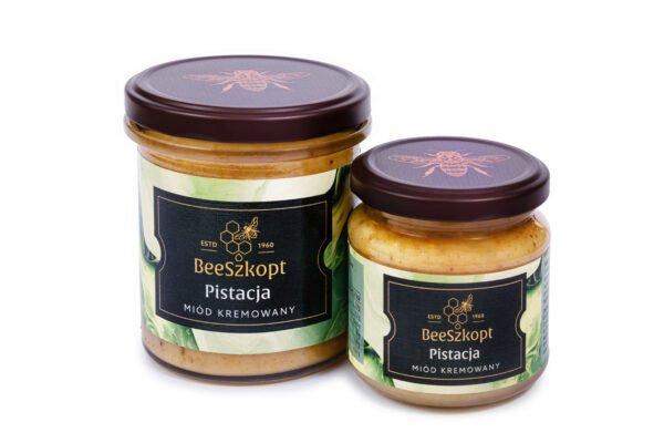 Miód kremowany pistacja packshot