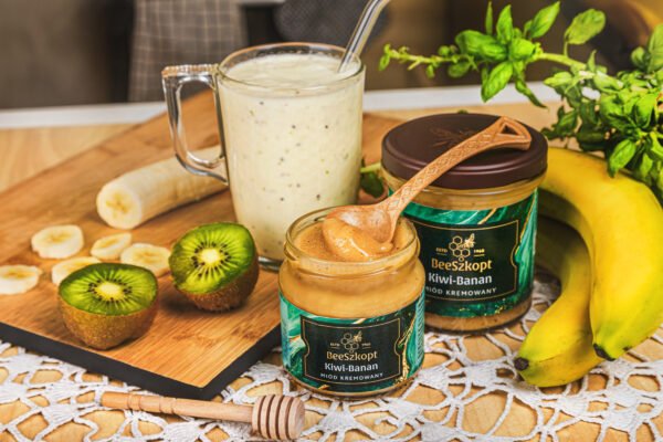 Miód kremowany kiwi banan